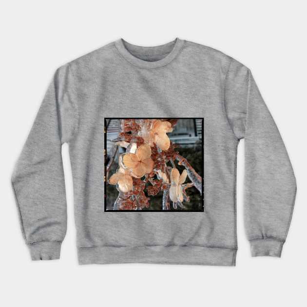 Winter Flowers Crewneck Sweatshirt by Raul Baeza